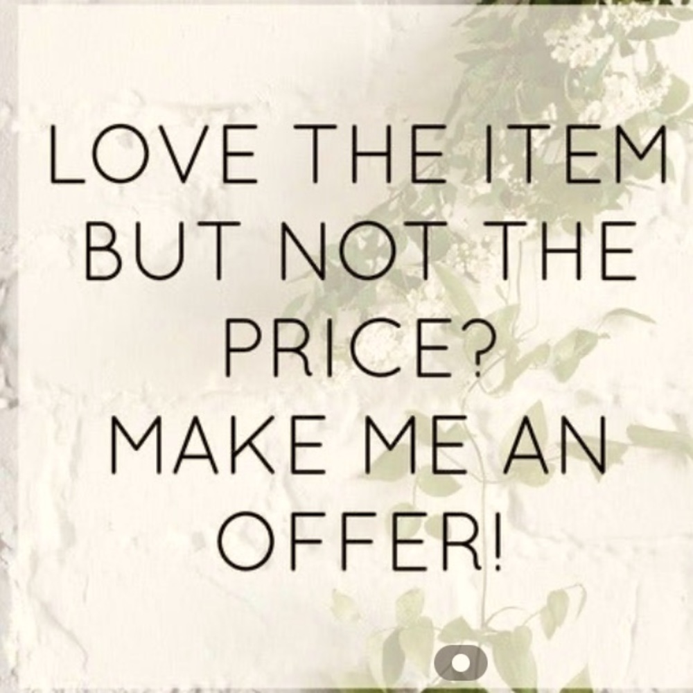 Happy to negotiate prices